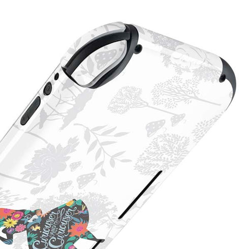 Disney Alice in Wonderland (animated) Silhouette Curiouser and Curiouser Nintendo Switch Lite Skin